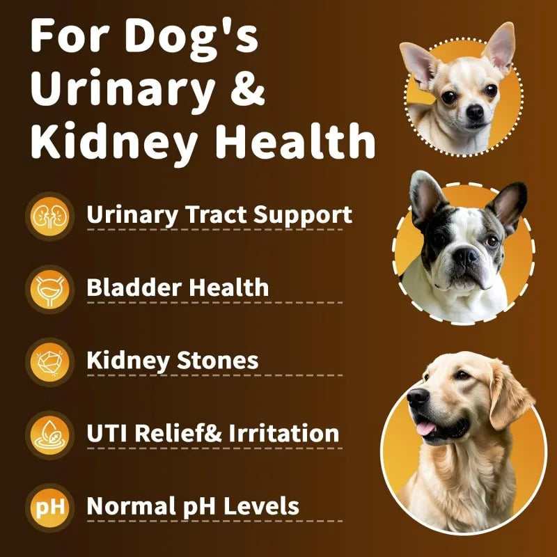 Factory Direct Pets Wellbeing Reduces Urination Frequency Pet Supplements and Vitamins for Pet Bladder Health