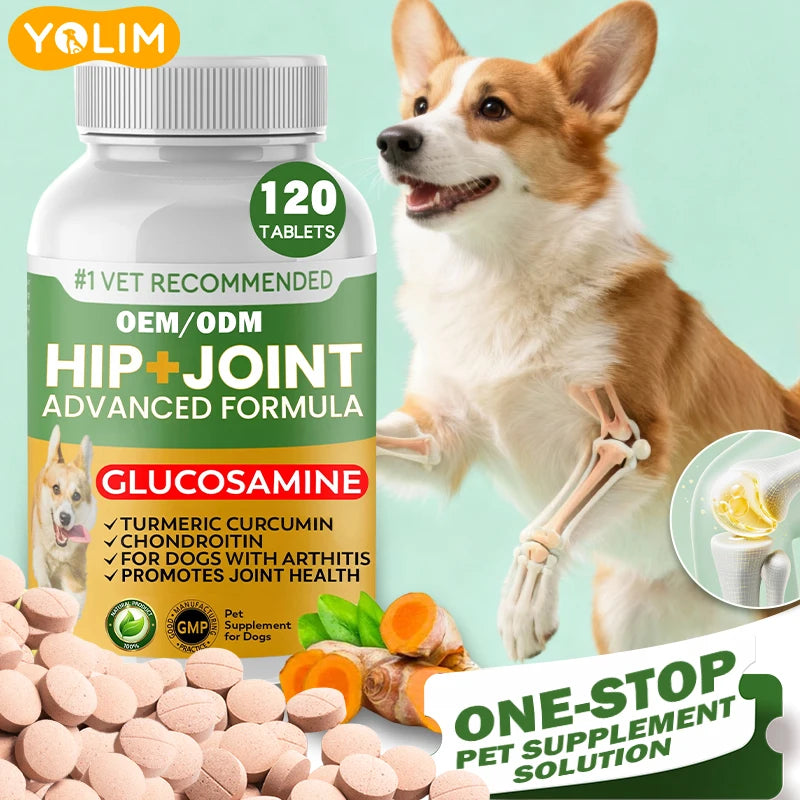 Chondroitin Pet Joint & Bone Tablets (Chicken Flavor) | OEM/Private Label