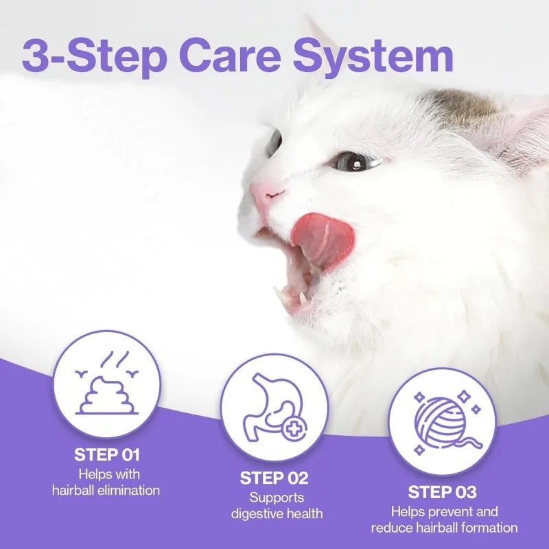 Hot Selling  Pet Hairball Relief Gel Pet Health Care & Supplements Dog Probiotics with Salmon Oil