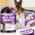 Factory Direct Sale Hip & Joint Chews for Dogs Pet Supplements Support Bone Density Hyaluronic Acid 120 Chews for All Breeds
