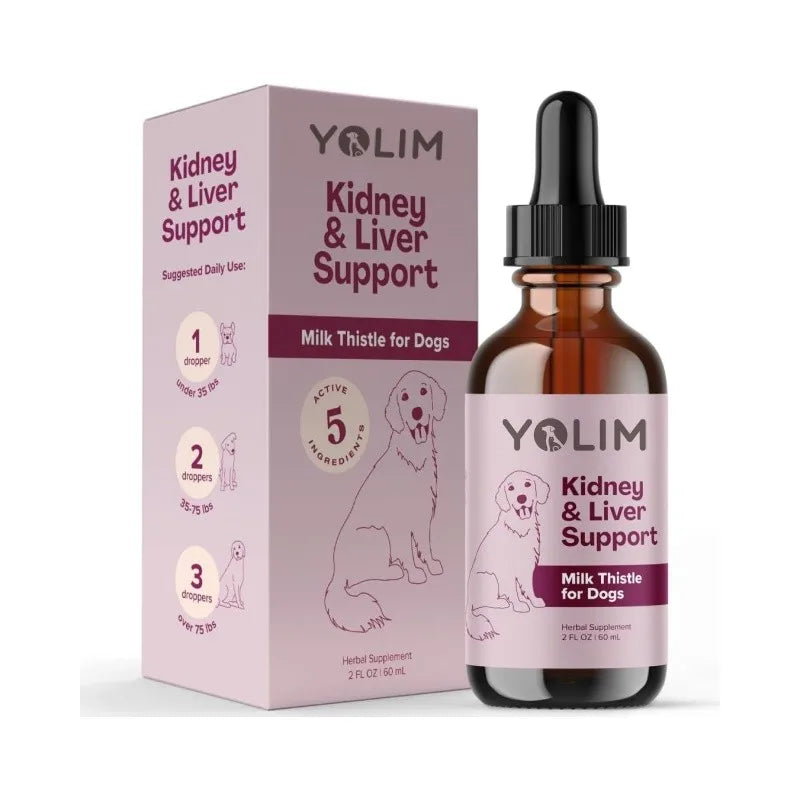 Fast Shipping Supports the Liver Normal Detox Process Pet Health Care & Supplements Dog Vitamins with Milk Thistle Extract