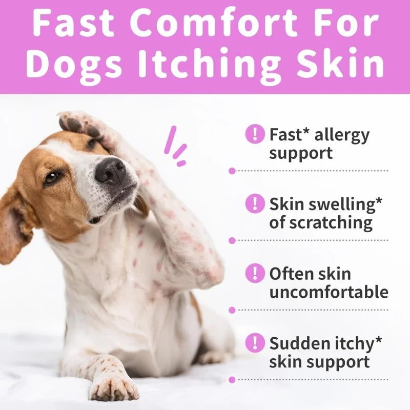 Factory Direct Support Immune System and Skin Health Pet Supplements and Vitamins Soft Chews for All Breeds