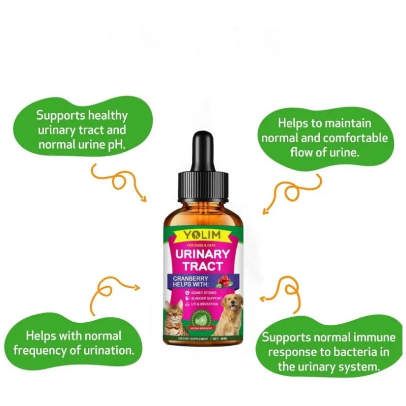 Wholesale Price Urinary Track Liquid Pet Health Care & Supplements Dog Vitamins with Cranberry