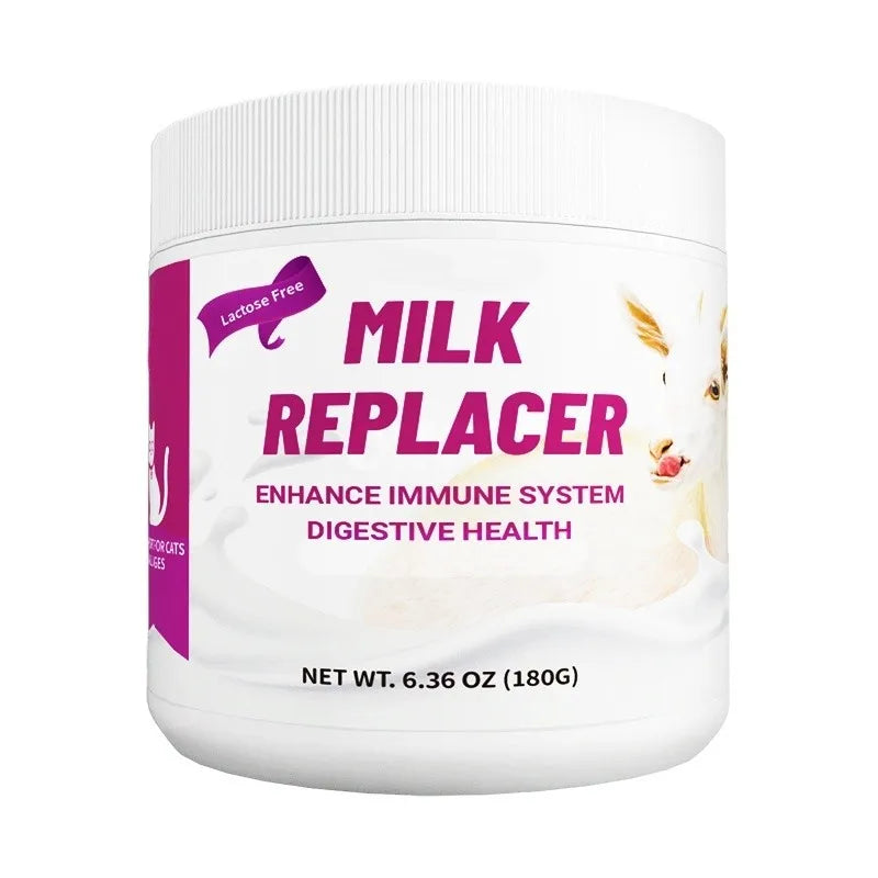 OEM ODM Service Milk Replacer Powder for Cats Close to Mother Milk with Lactoferrin 180g for All Breeds