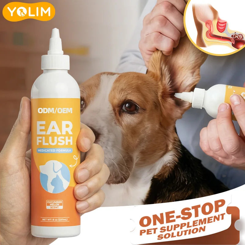 Fast Shipping Safe and Effective Clean Ear Odors Pet Health Care & Supplements for All Breeds