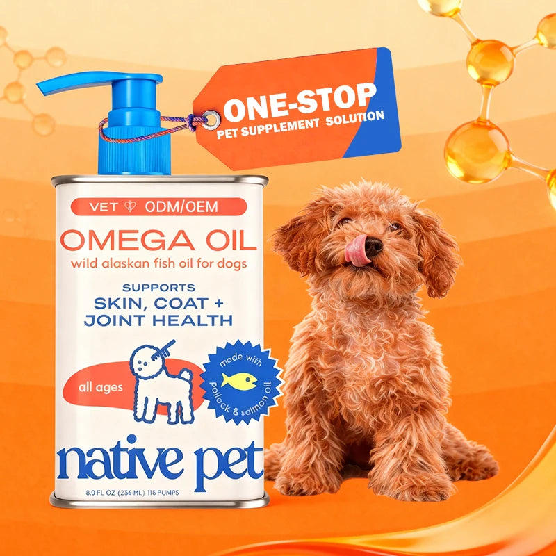Pet Skin & Joint Salmon Oil | OEM/Private Label & Bulk Supply
