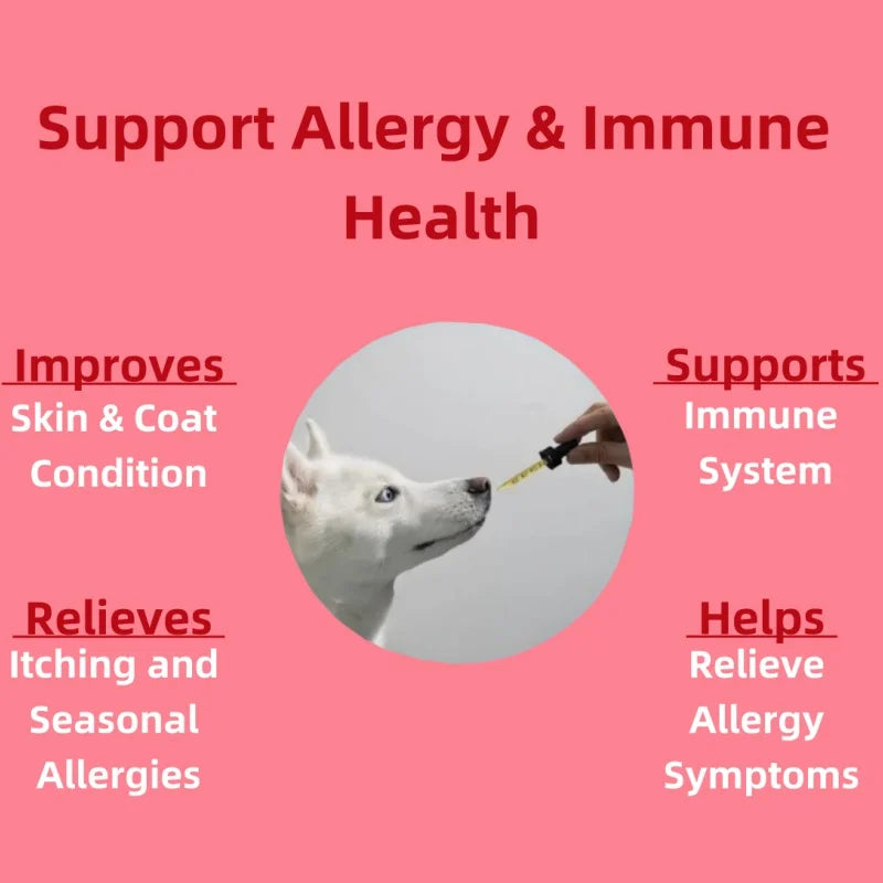 Wholesale Price Inflammation Relief Skin Heart Coat Care Liquid Pet Health Care & Supplements Dog Vitamins with Salmon Oil
