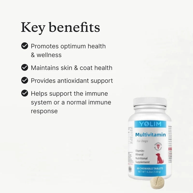 Professional Custom Service Promotes Healthy Skin & Immune Support Tablet for All Breeds Pet Supplements Free Sample