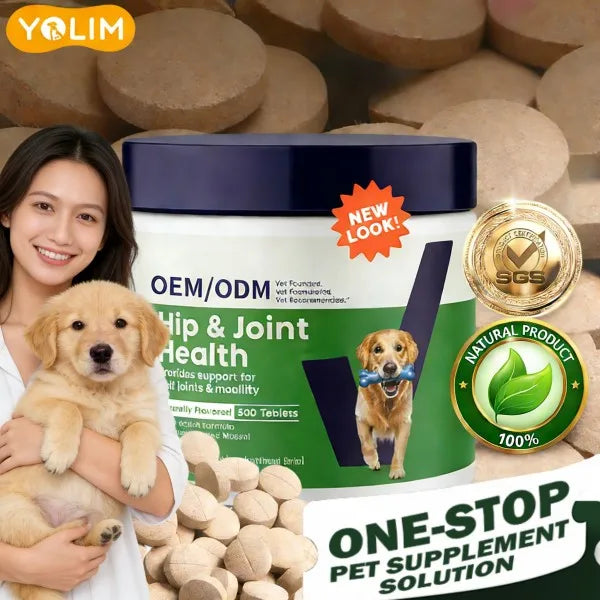 L-Lysine Pet Joint & Hip Tablets | OEM/Private Label
