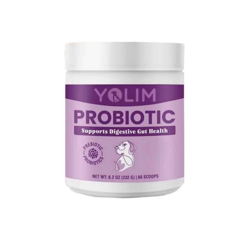 Free Design Service Dietary Fiber Gut Health with Probiotics for All Breeds Pet Supplements and Vitamins Powder Fast Shipping