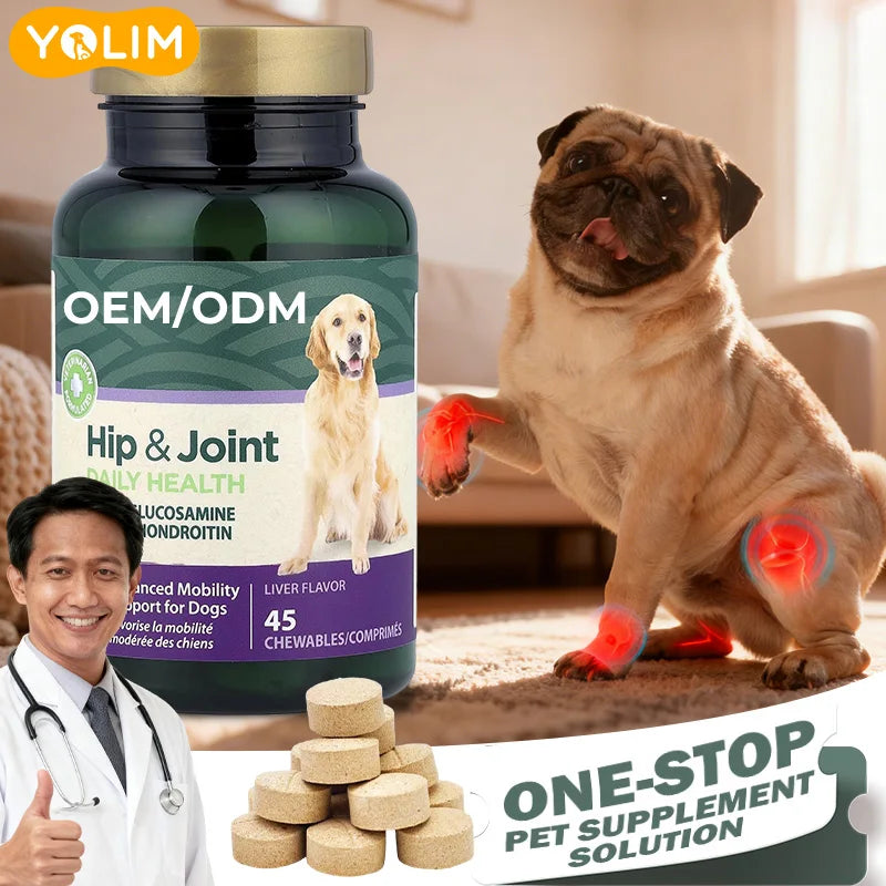 Glucosamine Hip & Joint Tablets for Pets | OEM/Private Label
