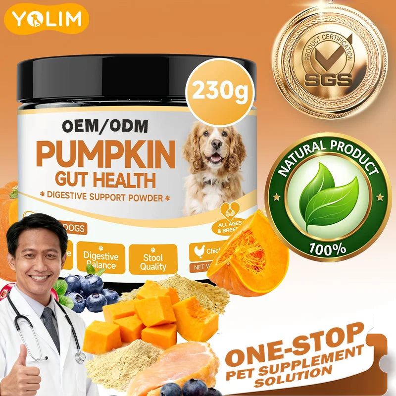 Probiotic Dog Powder for Digestion & Appetite | OEM/Private Label