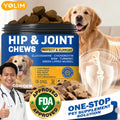 Private Label Hip and Joint Supplements for Dogs & Cats Maintain Joint Function Chondroitin 120 Chews Fast Shipping