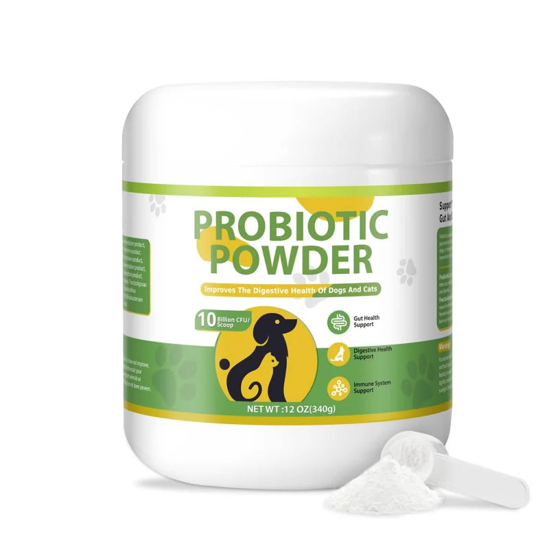 Secure Packaging Digestive Health Gut Function with Probiotics for All Breeds Pet Supplements and Vitamins Powder Fast Shipping