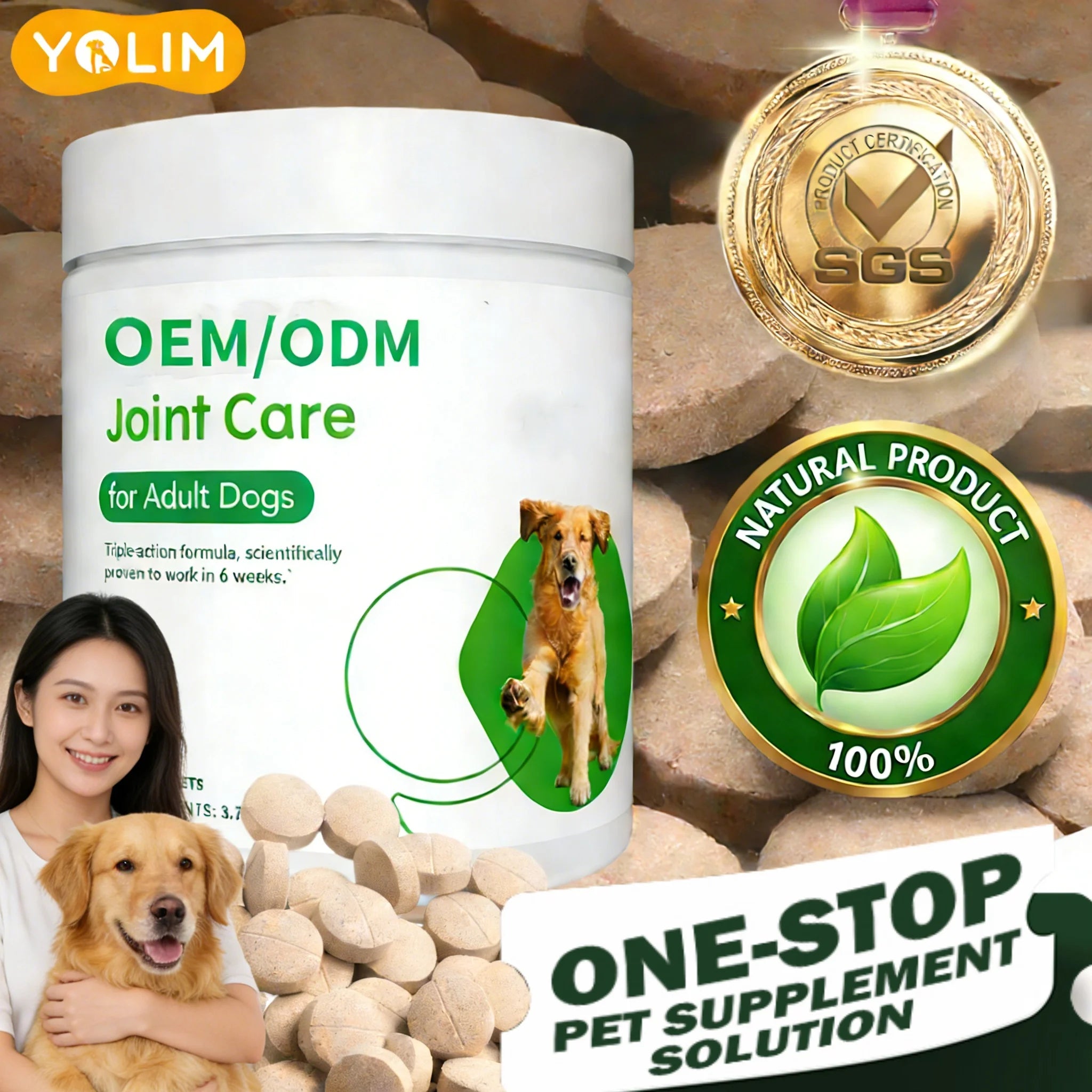 MSM Joint & Mobility Tablets (Duck Flavor) | OEM/ODM Service
