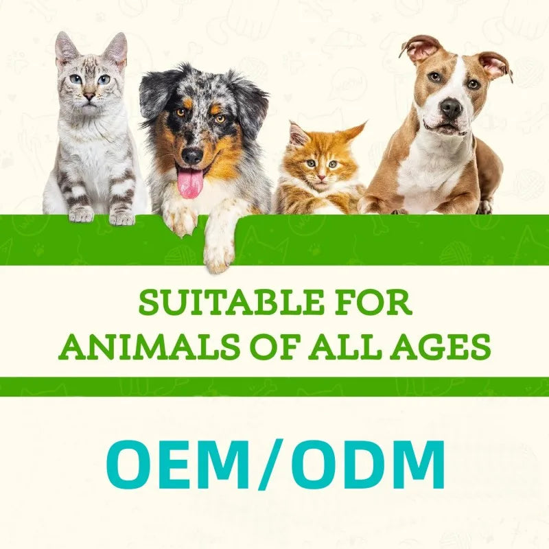 Packaging Customization Dog Mushroom Powder Probiotics Pet Supplements Secure Packaging