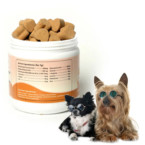 Custom Logo Supports Muscle Builder and Immune System Pet Health Care & Supplements Dog Soft Chews with Calcium