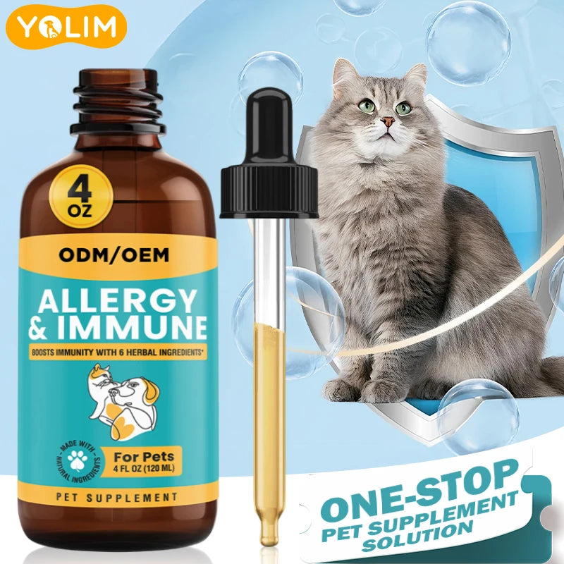 Free Sample Improves Skin & Coat Condition Pet Health Care & Supplements Dog Vitamins for Allergy Relief