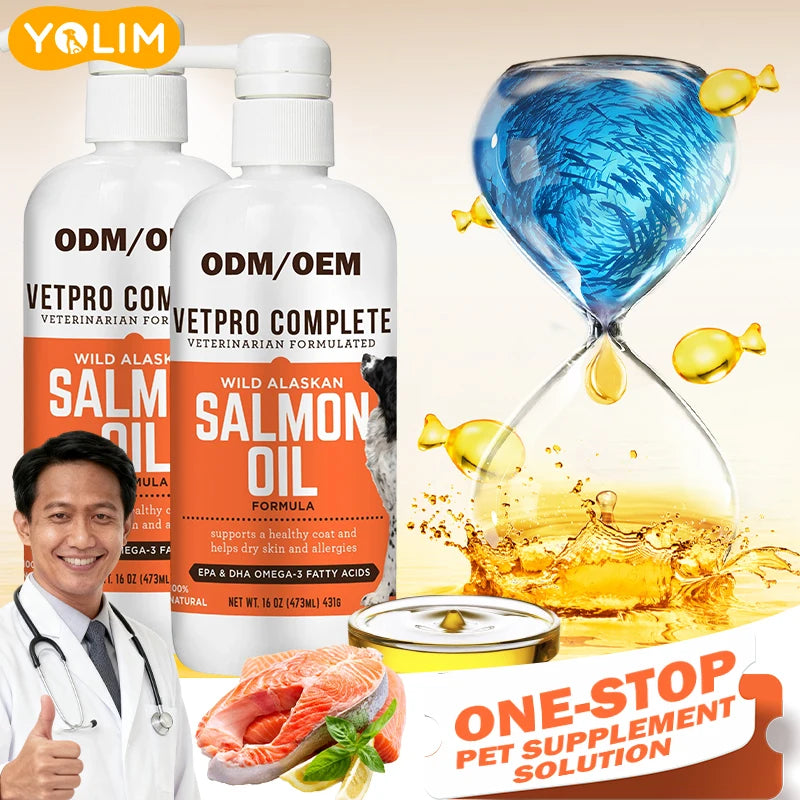 Omega-3 Salmon Oil for Skin & Hip Support | OEM/Private Label