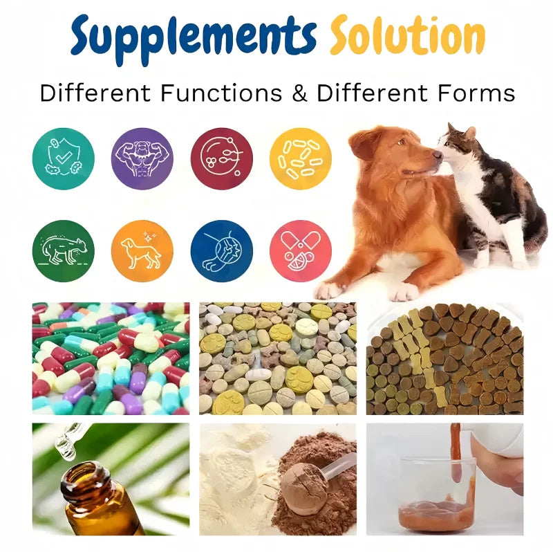 Allergy Relief Soft Chews for Dogs & Cats Immune Support & Skin & Coat Health Pet Supplements