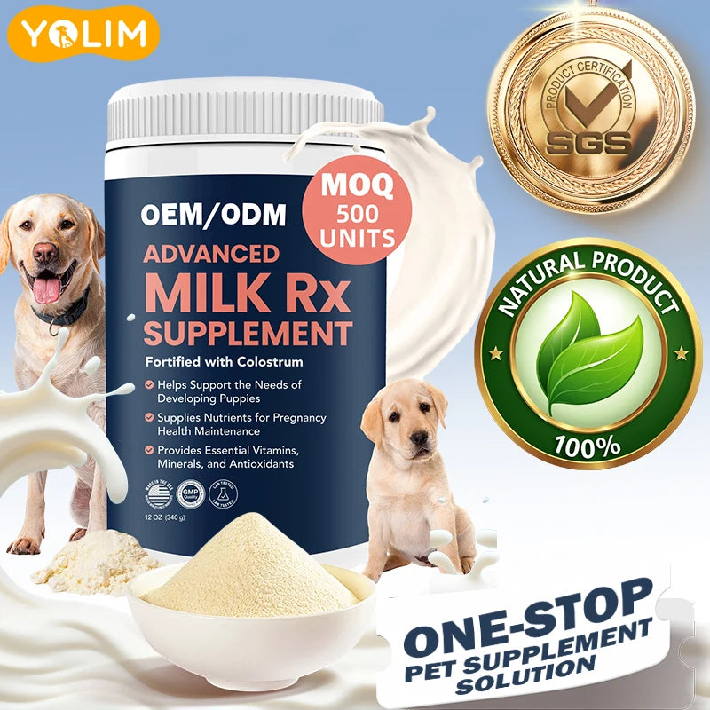 Factory Direct Goat Milk Powder for Pet Health Care Improve Nutrient Absorption with Minerals 140g Low MOQ