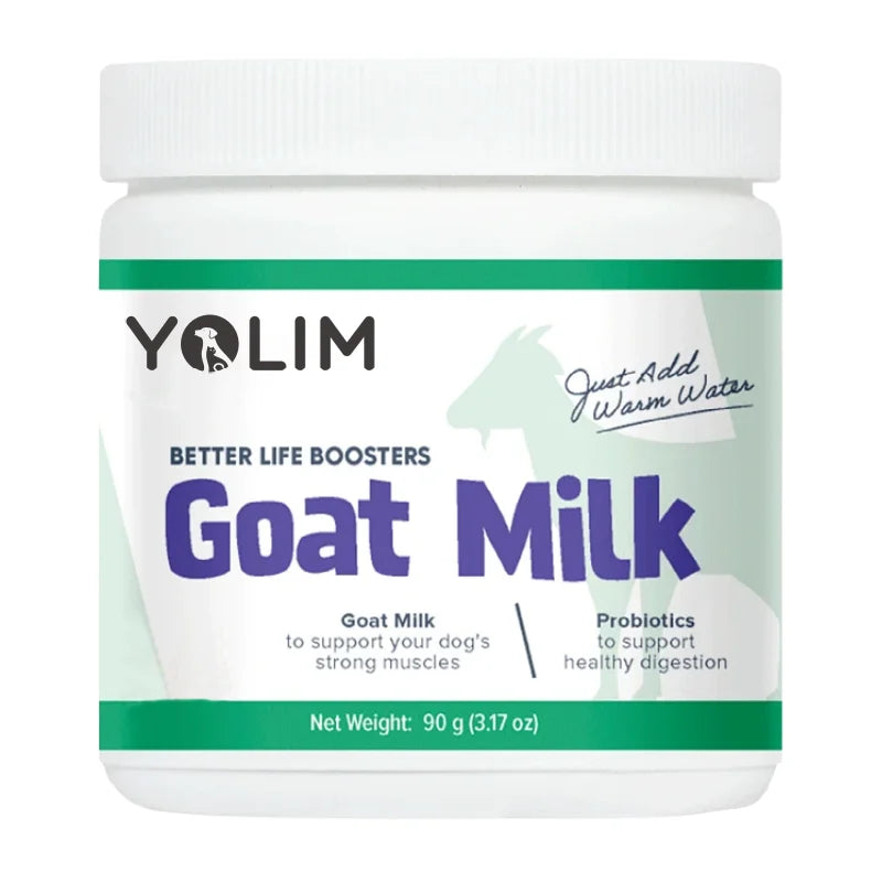 Factory Direct Organic Goat Milk Powder for Pet Health Care Boost Hydration & Appetite with Multivitamins 90g Free Sample