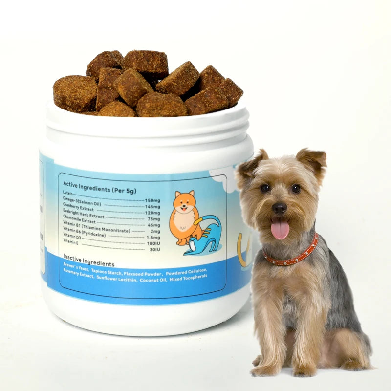 Private Label Prevents and Eliminates Tear Stains Pet Health Care & Supplements Soft Chews with EPA