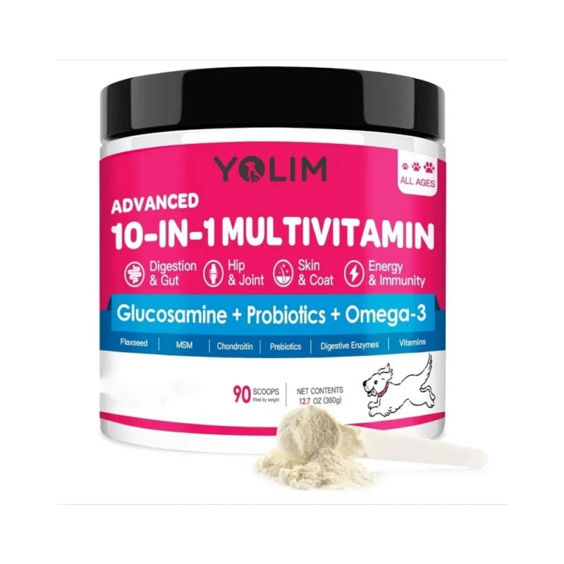 Full Customization Supported Strengthen Immune System and Digestive Health Dog Vitamins Powder Pet Supplements Fast Shipping