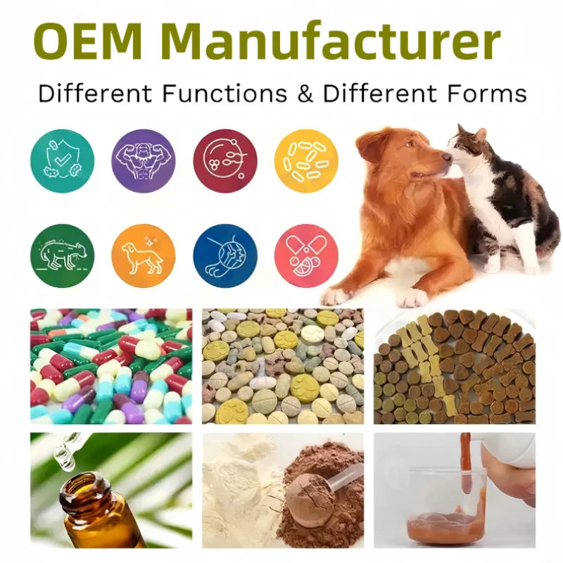 Wholesale Bulk Increases Energy & Mobility Dog Treats Joint Health MSM Glucosamine for Dogs Pet Supplements Secure Packaging