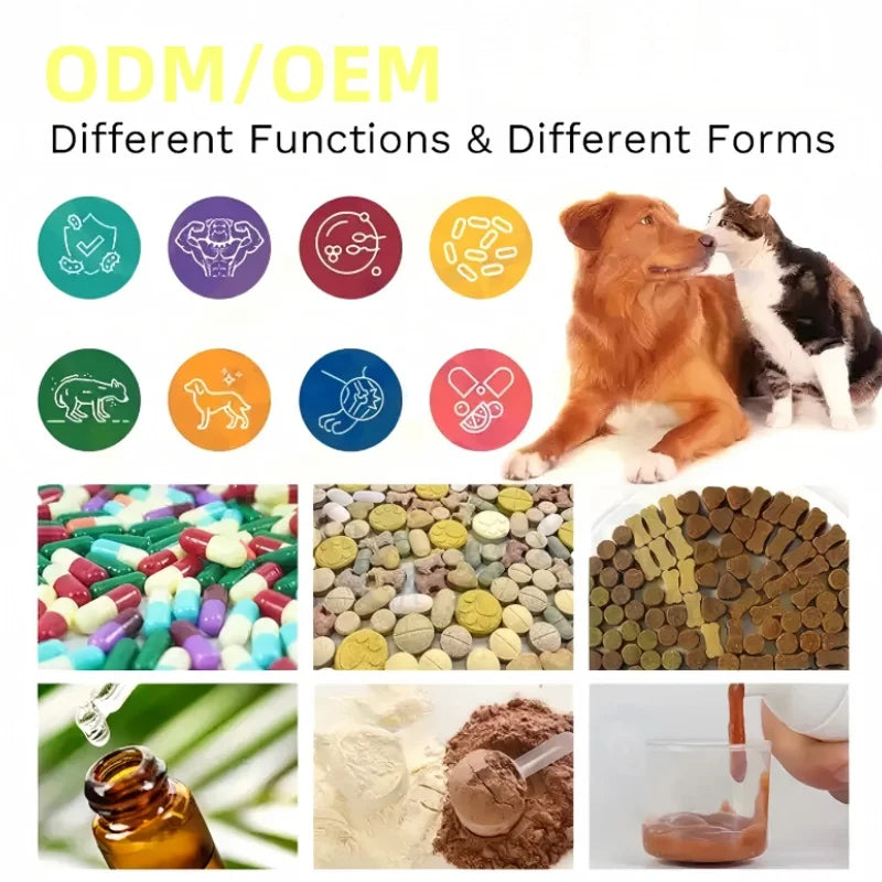 OEM/ODM Service Supports the Liver Normal Detox Pet Health Care & Supplements Soft Chews for Dogs & Cats