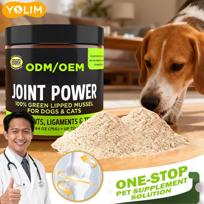 Wholesale Bulk Increases Energy & Mobility Dog Treats Joint Health MSM Glucosamine for Dogs Pet Supplements Secure Packaging