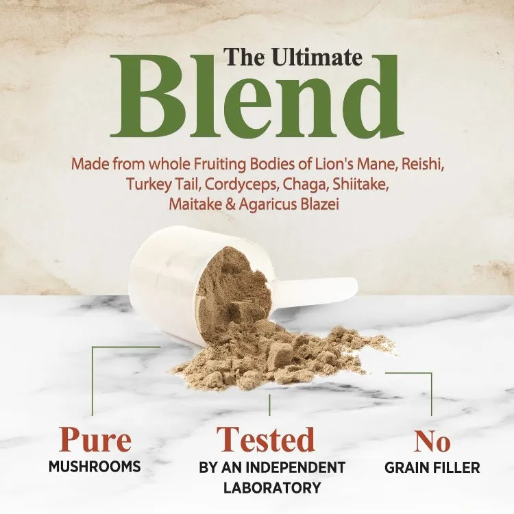 Private Label Customization Supports Immune System & Respiratory Health Dog Mushroom Powder Pet Supplements Fast Shipping