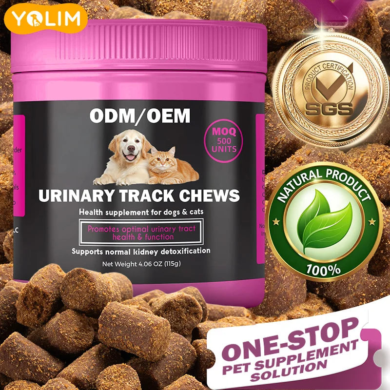 Fast Shipping Dog Supplement Promotes Urinary Tract Health Dog Soft Chews with Cranberry