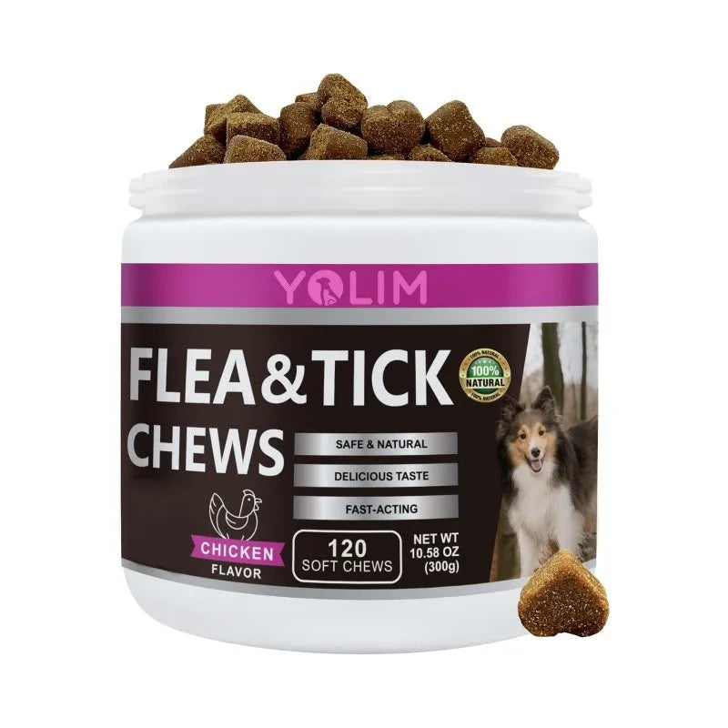 Custom Manufacturer Pet Supplement Coat Health Immune System Vitamins for All Breeds Soft Chews