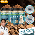 Private Label Bulk Supply Pet Supplement Flea & Tick Support Skin & Coat Health Soft Chews for Cats & Dogs Secure Packaging