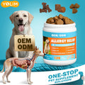 OEM/ODM Service Dog Allergy Relief Chews Pet Supplement with Omega 3 Pet Supplements and Vitamins